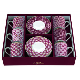 Filiżanki do espresso Coffeemania Damask