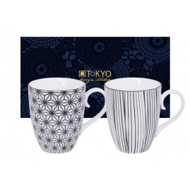 Kubki porcelanowe w stylu orientalnym