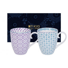 Kubki porcelanowe w stylu orientalnym