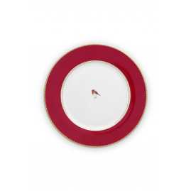 Talerz obiadowy Love Birds Red 26,5 cm