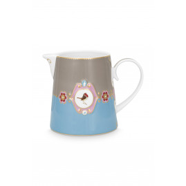Dzbanuszek do mleka Love Birds Medallion Blue-Khaki 270 ml