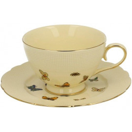 Filiżanka porcelanowa w motylki na prezent