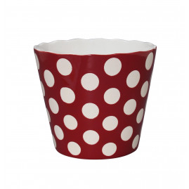 Miska ceramiczna w groszki