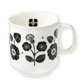 Kubek porcelanowy w kwiaty