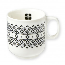 Kubek porcelanowy Black Geometrics