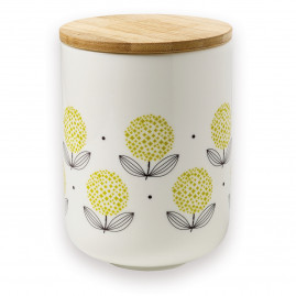 Pojemnik porcelanowy Yellow Flowers