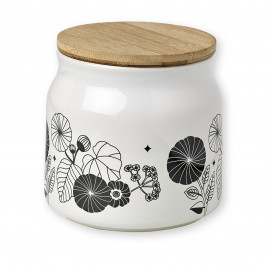 Pojemnik porcelanowy w kwiatki