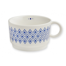 Filiżanka porcelanowa Blue Geometrics