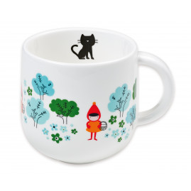Kubek porcelanowy Czerwony Kapturek