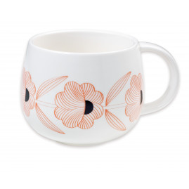 Kubek porcelanowy Red Flowers