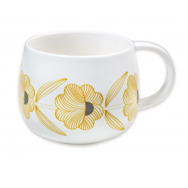 Kubek porcelanowy Yellow Flowers