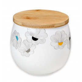 pojemnik porcelanowy w kwiaty