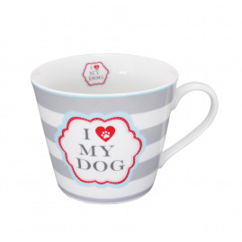 Kubek porcelanowy I Love My Dog