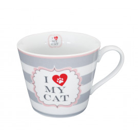 Kubek Porcelanowy I Love My Cat